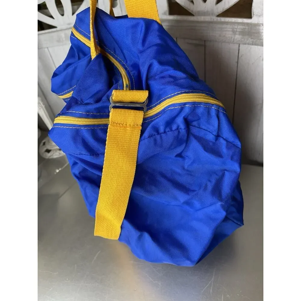 Vintage California All Stars Equipment Duffle Blue Team Bag by Triple M Bag Co.